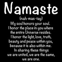 Namaste Definition Yoga Meditation Buddhist Gift Bucket Hat