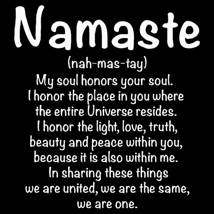 Namaste Definition Yoga Meditation Buddhist Gift Bucket Hat