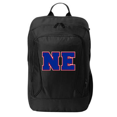 NE New England Massachusetts College Letters Football Fan Block Letters City Backpack