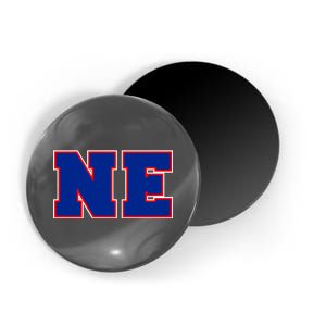 NE New England Massachusetts College Letters Football Fan Block Letters Magnet