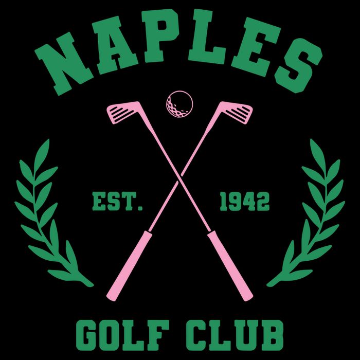 Naples Est. 1942 Golf Clup Flexfit Unipanel Trucker Cap