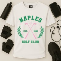 Naples Est. 1942 Golf Clup Cooling Performance Crew T-Shirt