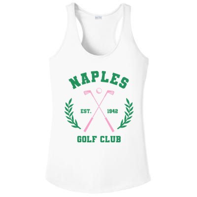Naples Est. 1942 Golf Clup Ladies PosiCharge Competitor Racerback Tank