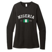 Nigeria Est. 1960 Nigerian Flag Independence Day Womens CVC Long Sleeve Shirt