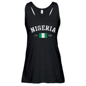 Nigeria Est. 1960 Nigerian Flag Independence Day Ladies Essential Flowy Tank