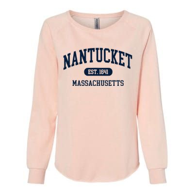 Nantucket Est 1641 Massachusetts Ma Womens California Wash Sweatshirt