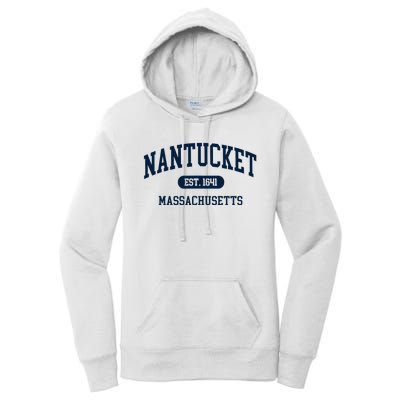 Nantucket Est 1641 Massachusetts Ma Women's Pullover Hoodie