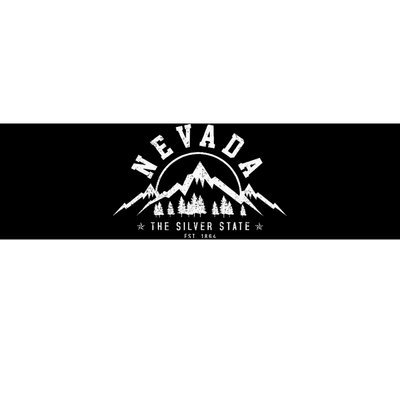 Nevada Est. 1864 Vintage Mountains Nature Outdoor Gift Bumper Sticker