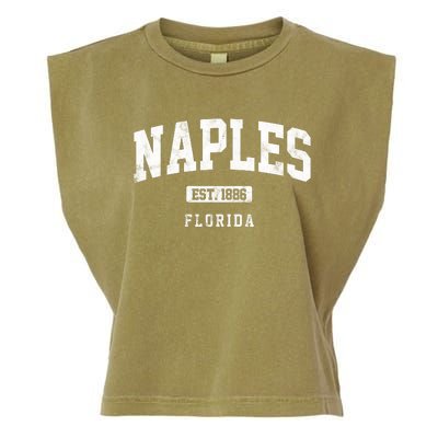 Naples Est 1886 Florida Retro Vintage Garment-Dyed Women's Muscle Tee