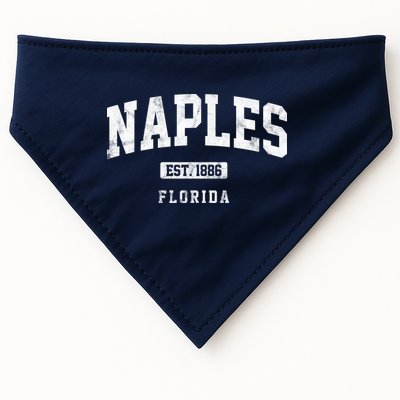 Naples Est 1886 Florida Retro Vintage USA-Made Doggie Bandana