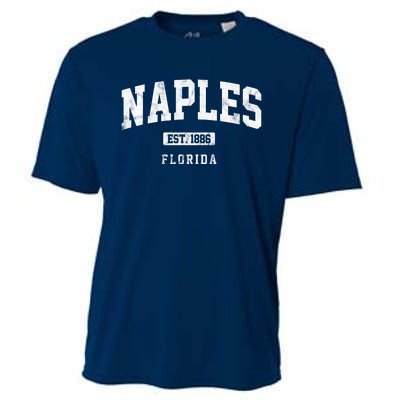 Naples Est 1886 Florida Retro Vintage Cooling Performance Crew T-Shirt