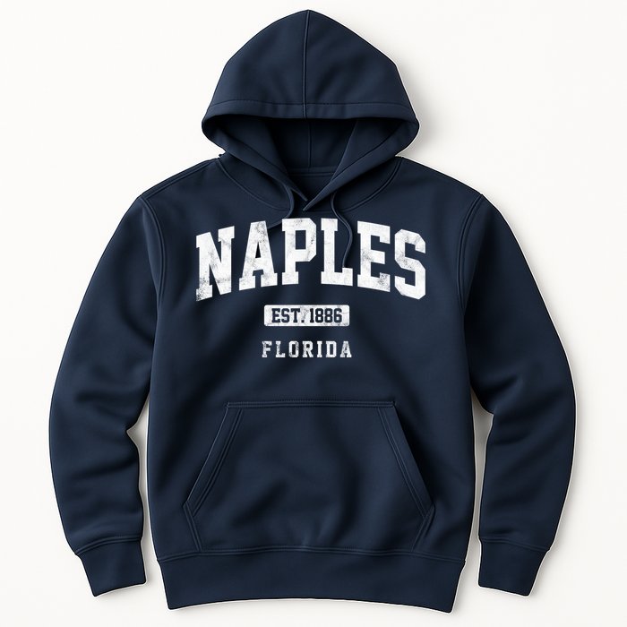 Naples Est 1886 Florida Retro Vintage Hoodie