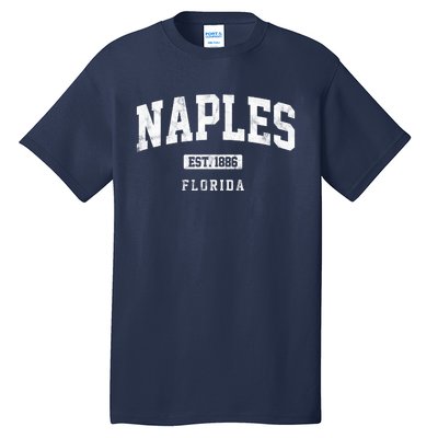 Naples Est 1886 Florida Retro Vintage Tall T-Shirt