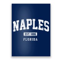 Naples Est 1886 Florida Retro Vintage Poster