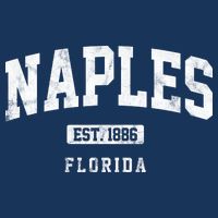 Naples Est 1886 Florida Retro Vintage Poster