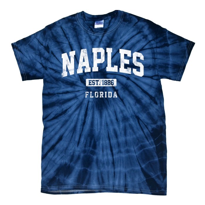 Naples Est 1886 Florida Retro Vintage Tie-Dye T-Shirt