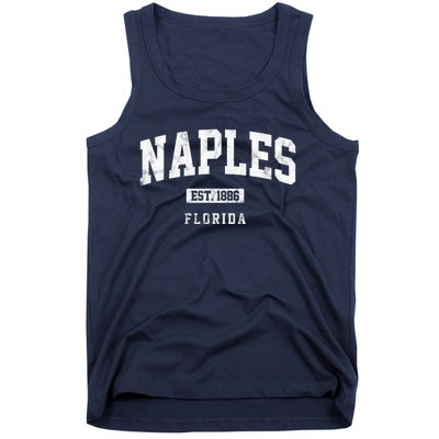 Naples Est 1886 Florida Retro Vintage Tank Top