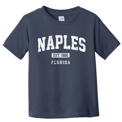Naples Est 1886 Florida Retro Vintage Toddler T-Shirt