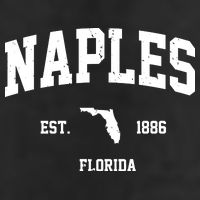 Naples Est 1886 Florida State Pride Retro Adult Drive Performance Visor