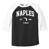 Naples Est 1886 Florida State Pride Retro Toddler Fine Jersey T-Shirt