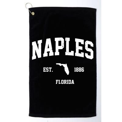 Naples Est 1886 Florida State Pride Retro Golf Towel