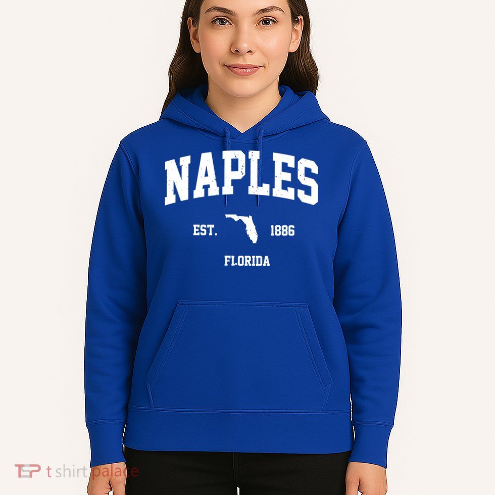 Naples Est 1886 Florida State Pride Retro Hoodie