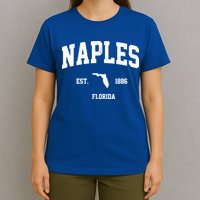 Naples Est 1886 Florida State Pride Retro T-Shirt