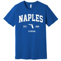 Naples Est 1886 Florida State Pride Retro Premium T-Shirt