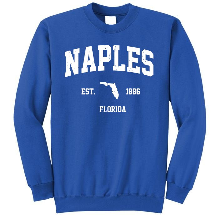 Naples Est 1886 Florida State Pride Retro Tall Sweatshirt