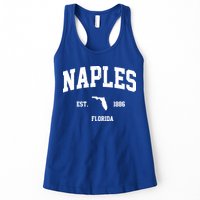 Naples Est 1886 Florida State Pride Retro Womens Tank Top