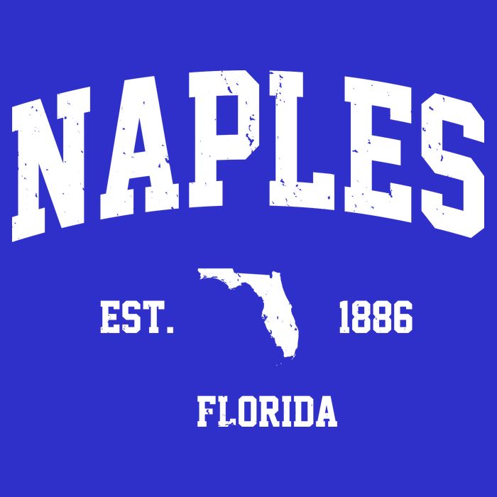 Naples Est 1886 Florida State Pride Retro Womens Tank Top