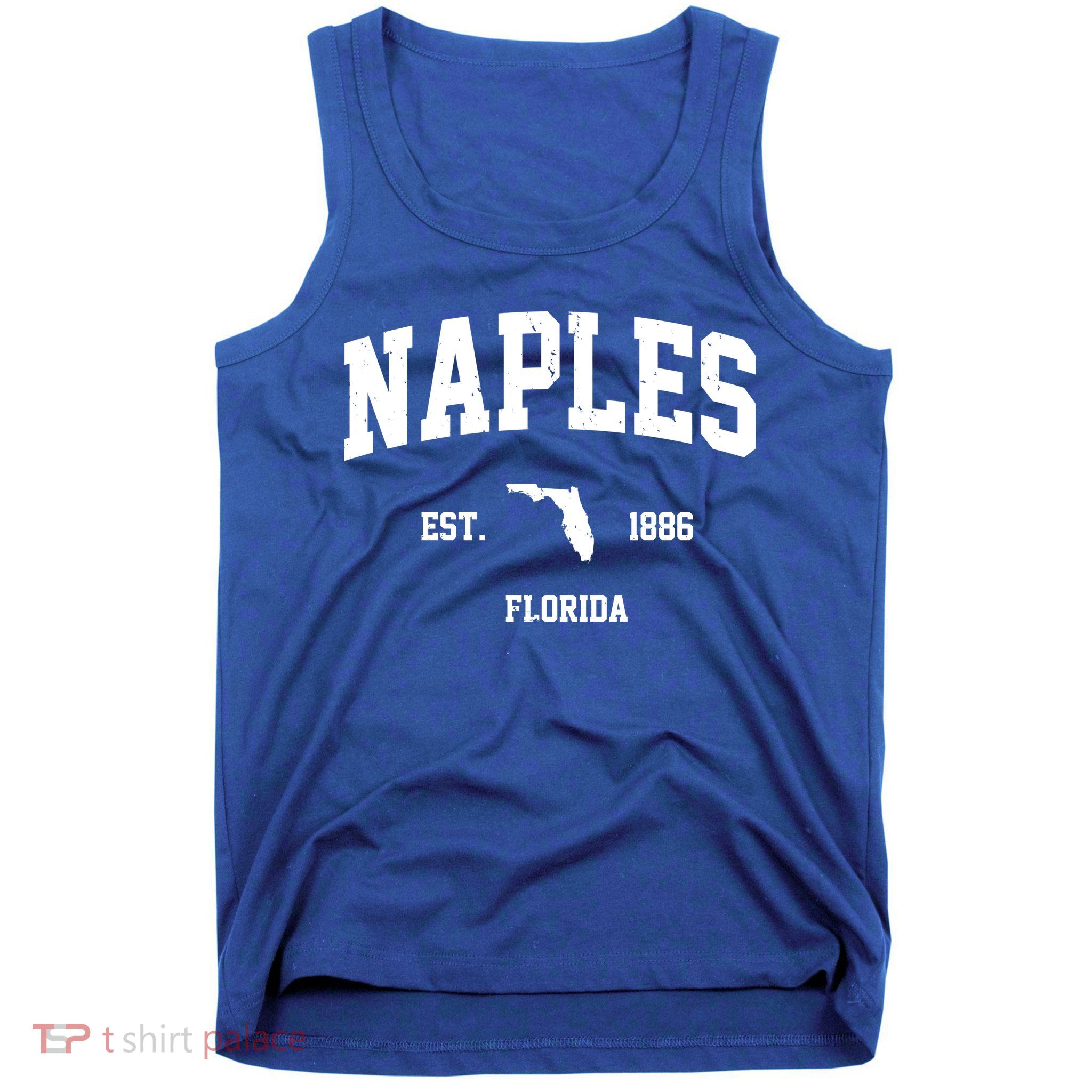 Naples Est 1886 Florida State Pride Retro Tank Top