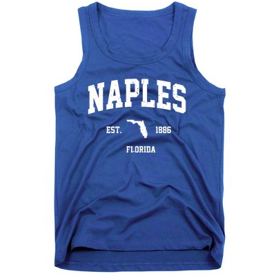 Naples Est 1886 Florida State Pride Retro Tank Top