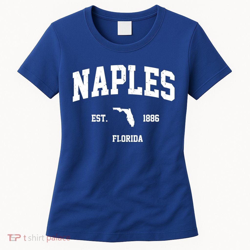Naples Est 1886 Florida State Pride Retro Women's T-Shirt