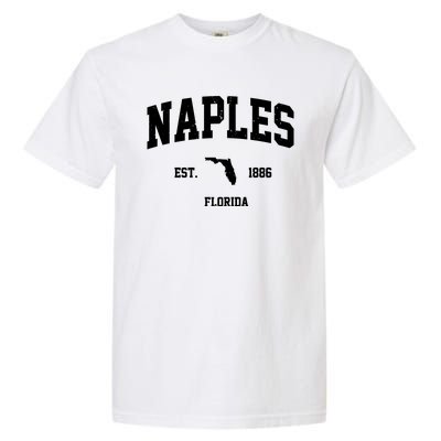 Naples Est 1886 Florida State Pride Retro Garment-Dyed Heavyweight T-Shirt