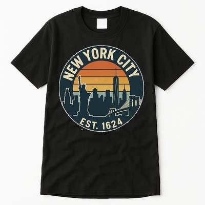 NYC Est 1624 Vintage Style Tall T-Shirt