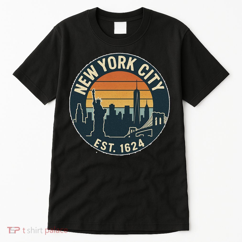 NYC Est 1624 Vintage Style Tall T-Shirt