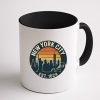 NYC Est 1624 Vintage Style Mug