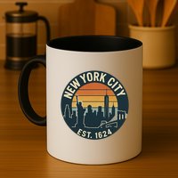 NYC Est 1624 Vintage Style Mug