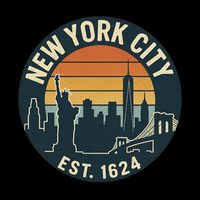 NYC Est 1624 Vintage Style Mug