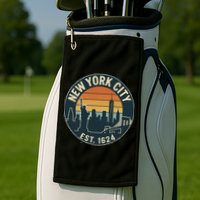 NYC Est 1624 Vintage Style Golf Towel