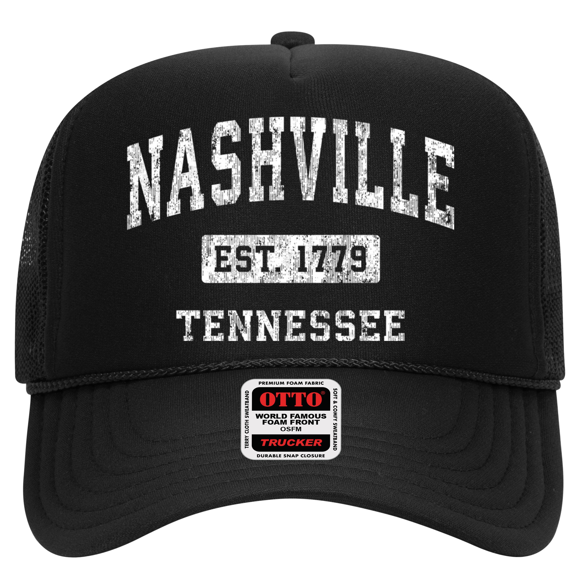 Nashville Est 1779 Tennessee Tn Vintage Established Sports Design Hat