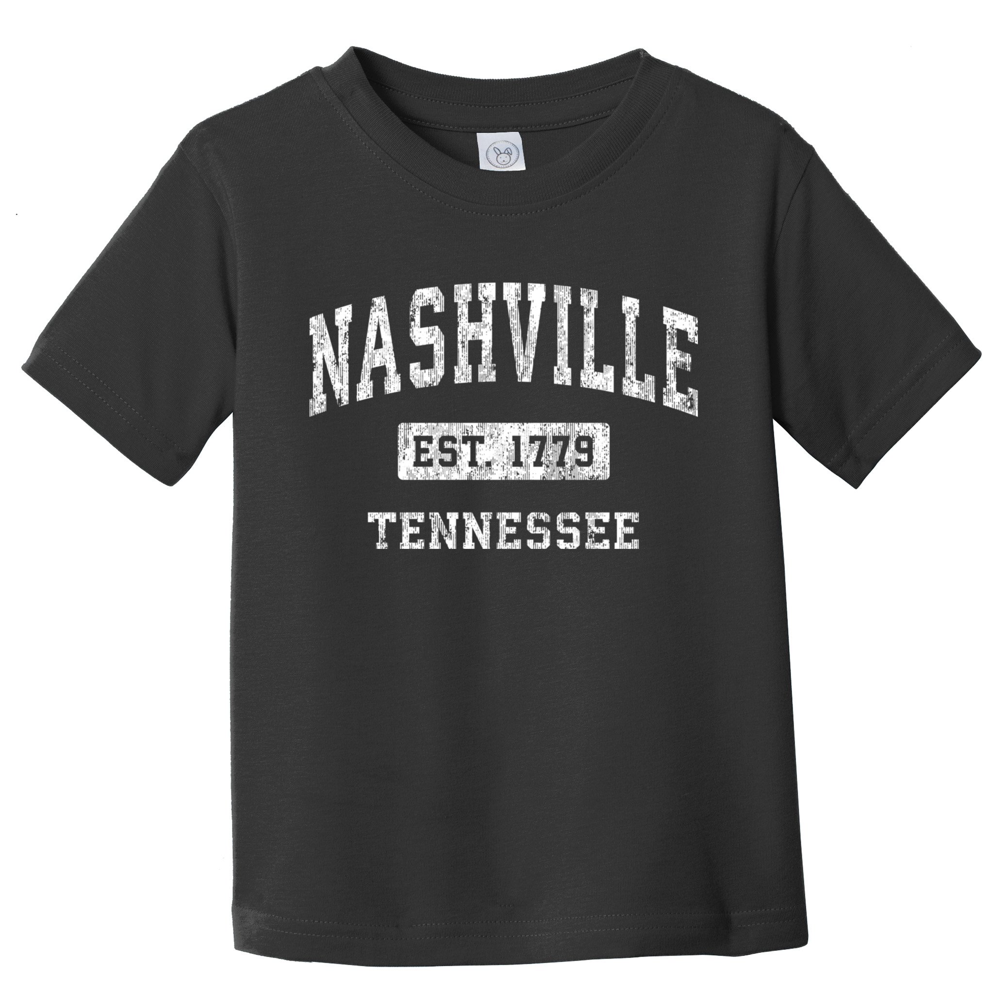 Nashville Est 1779 Tennessee Tn Vintage Established Sports Design Toddler T-Shirt