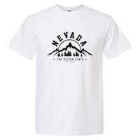 Nevada Est. 1864 Vintage Mountains Nature Outdoor Gift Garment-Dyed Heavyweight T-Shirt