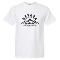 Nevada Est 1864 Vintage Mountains Nature Outdoor Gift Garment-Dyed Heavyweight T-Shirt