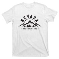 Nevada Est 1864 Vintage Mountains Nature Outdoor Gift T-Shirt