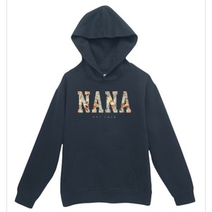 Nana Est 2024 Promoted To Nana Mothers Day Urban Pullover Hoodie