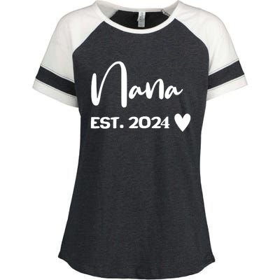 Nana Est. 2024 New Baby Enza Ladies Jersey Colorblock Tee