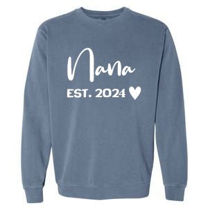 Nana Est. 2024 New Baby Garment-Dyed Sweatshirt