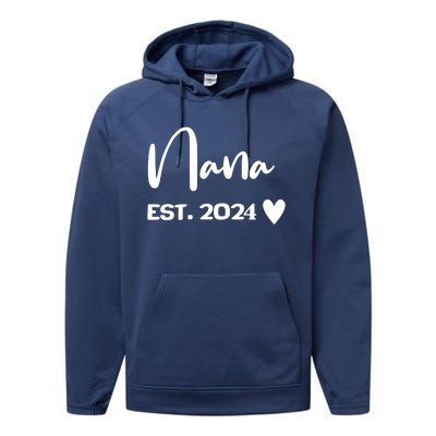 Nana Est. 2024 New Baby Performance Fleece Hoodie